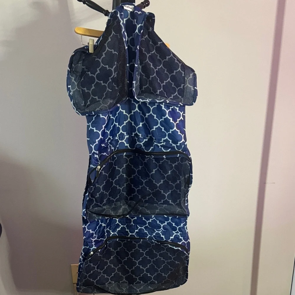 Navy Blue Hanging Organizer